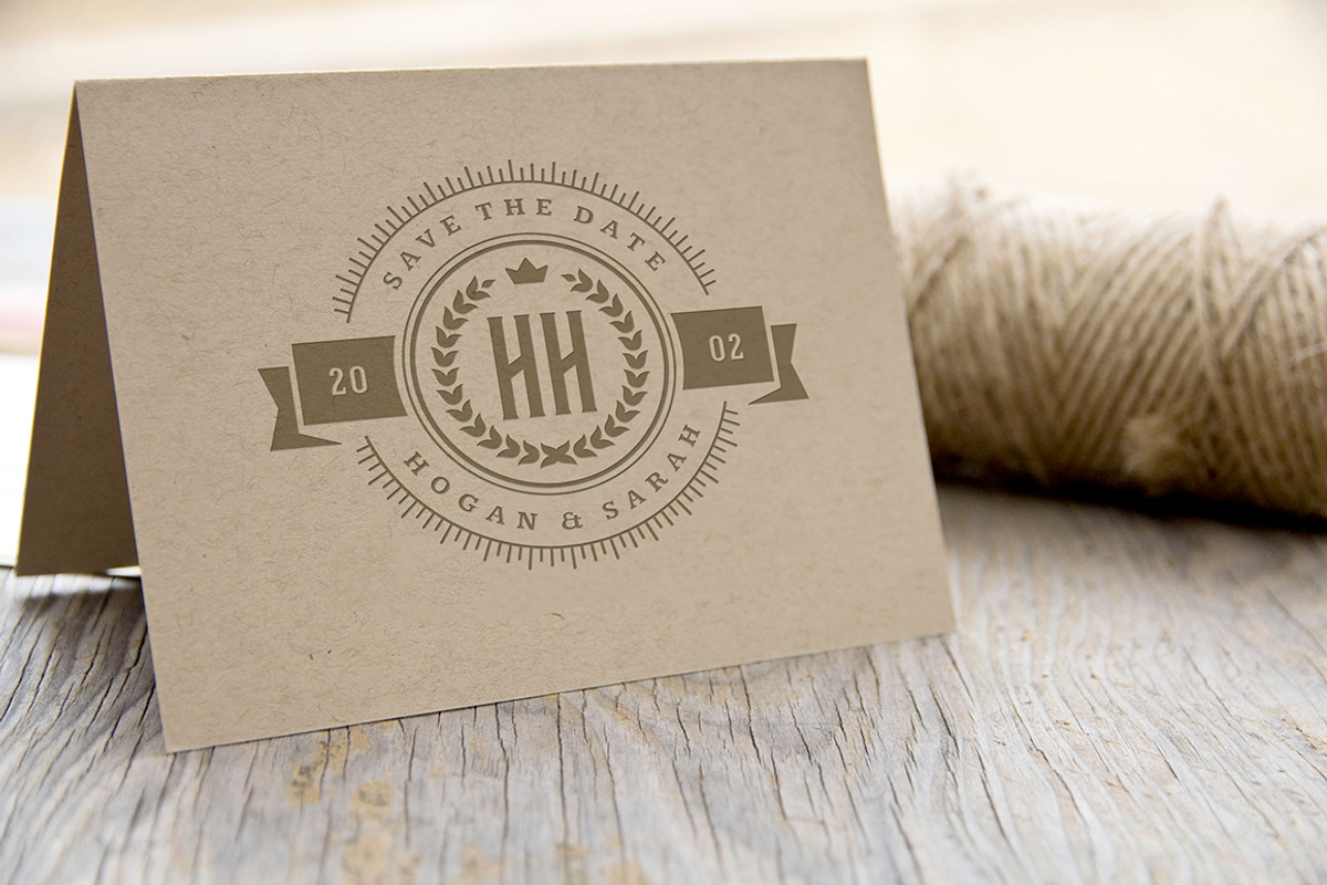 18 Wedding Logos and Badges, a Branding & Logo Template by Vasya Kobelev (Photo 12 of 13)