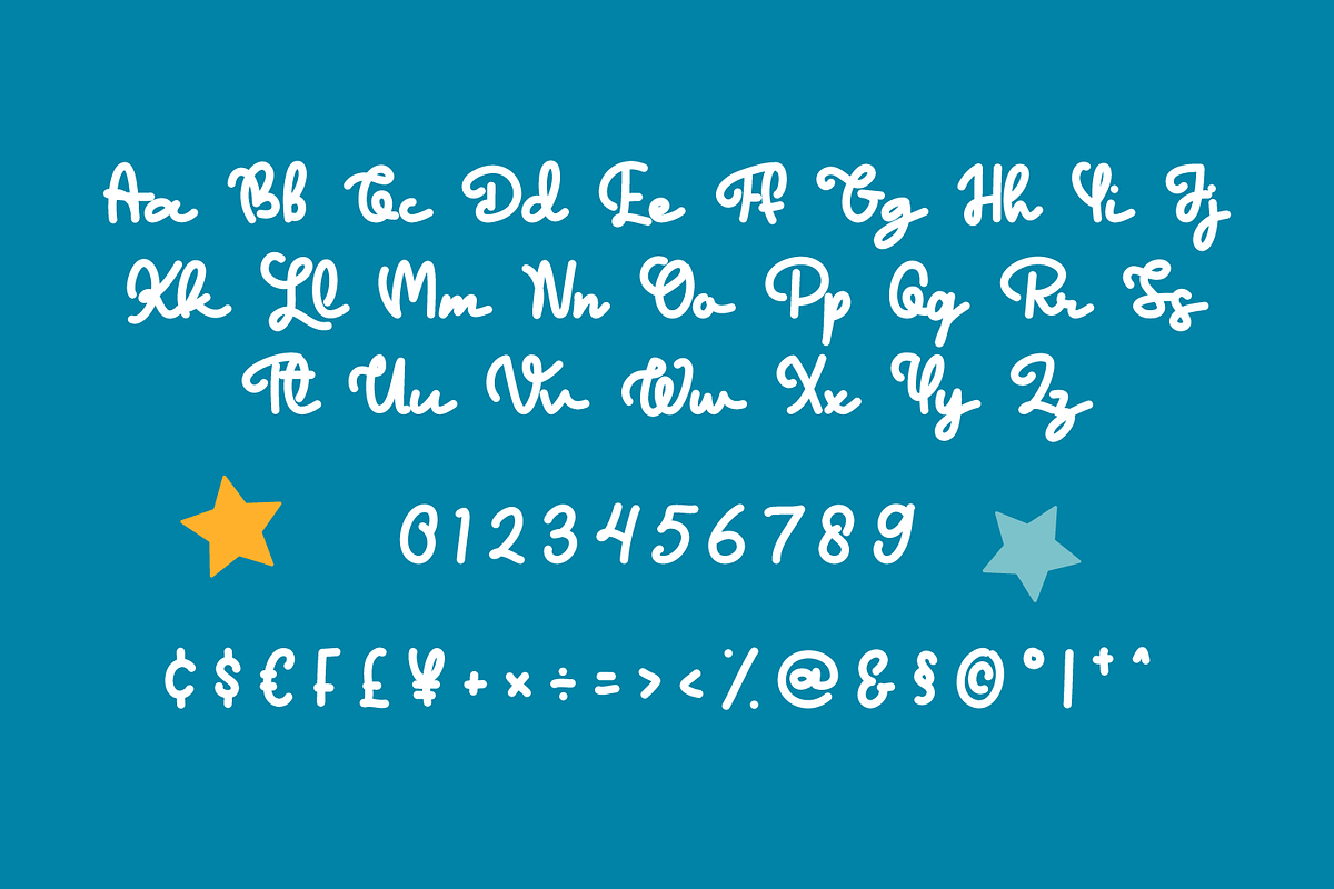 Lonely Star, a Script Font by Helotype (Photo 3 of 6)