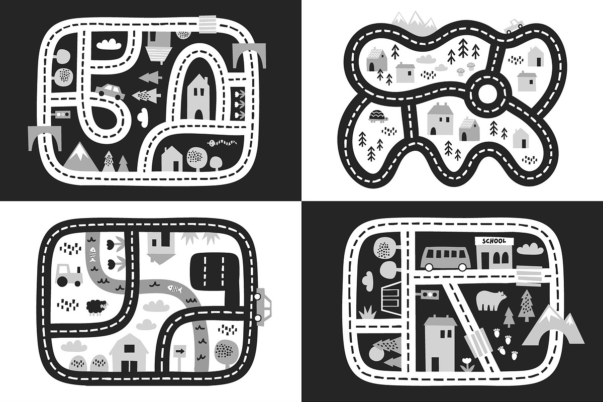 Modern Kids Map Creator, an Object Graphic by MaNechaeva (Photo 5 of 9)