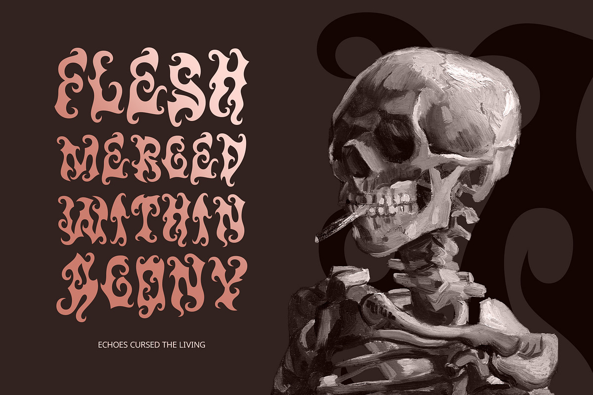 CS Werewolf – Black Metal Font, a Blackletter Font by Craft Supply Co. (Photo 2 of 8)