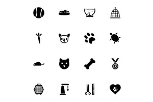 Pet icon - Expand to any size -, an Animal Illustration by Artsaba Family