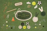 Playful Sports Stationery, an Object Graphic by DigARTbyHavroshka (Thumbnail 8 of 12)
