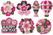 Crochet Yarn Happy New Year clipart, an Illustration by Designworld (Thumbnail 3 of 5)