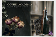 Gothic Dark Academia Clipart Bundle, an Object Graphic by Imageblend (Thumbnail 4 of 7)