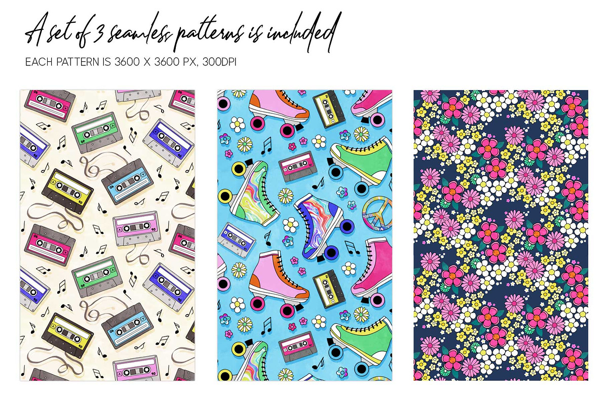 Groovy psychedelic textures kit, a Texture Graphic by AdenaJ (Photo 6 of 16)