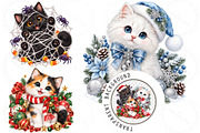Whimsical Funny Cat Sublimation, a Work Illustration by SinaCreation (Thumbnail 1 of 6)