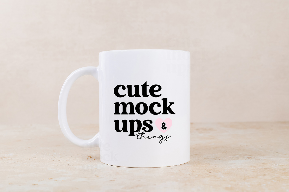 11oz Coffee Mug Mockup, a Cups & Container Mockup by Cute Mock Ups And Things