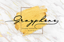 Grayphene - Signature Font