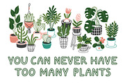HOMEPLANTS | clip arts collection, a Decorative Illustration by Nastya Tkachova (Thumbnail 4 of 11)