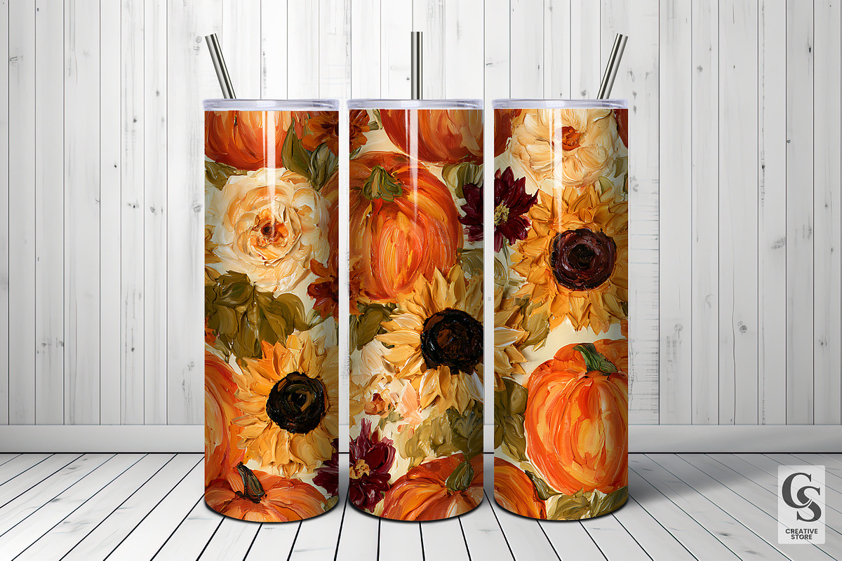 Cozy Fall Autumn Seamless Pattern, a Pattern Graphic by Creative Store (Photo 5 of 5)