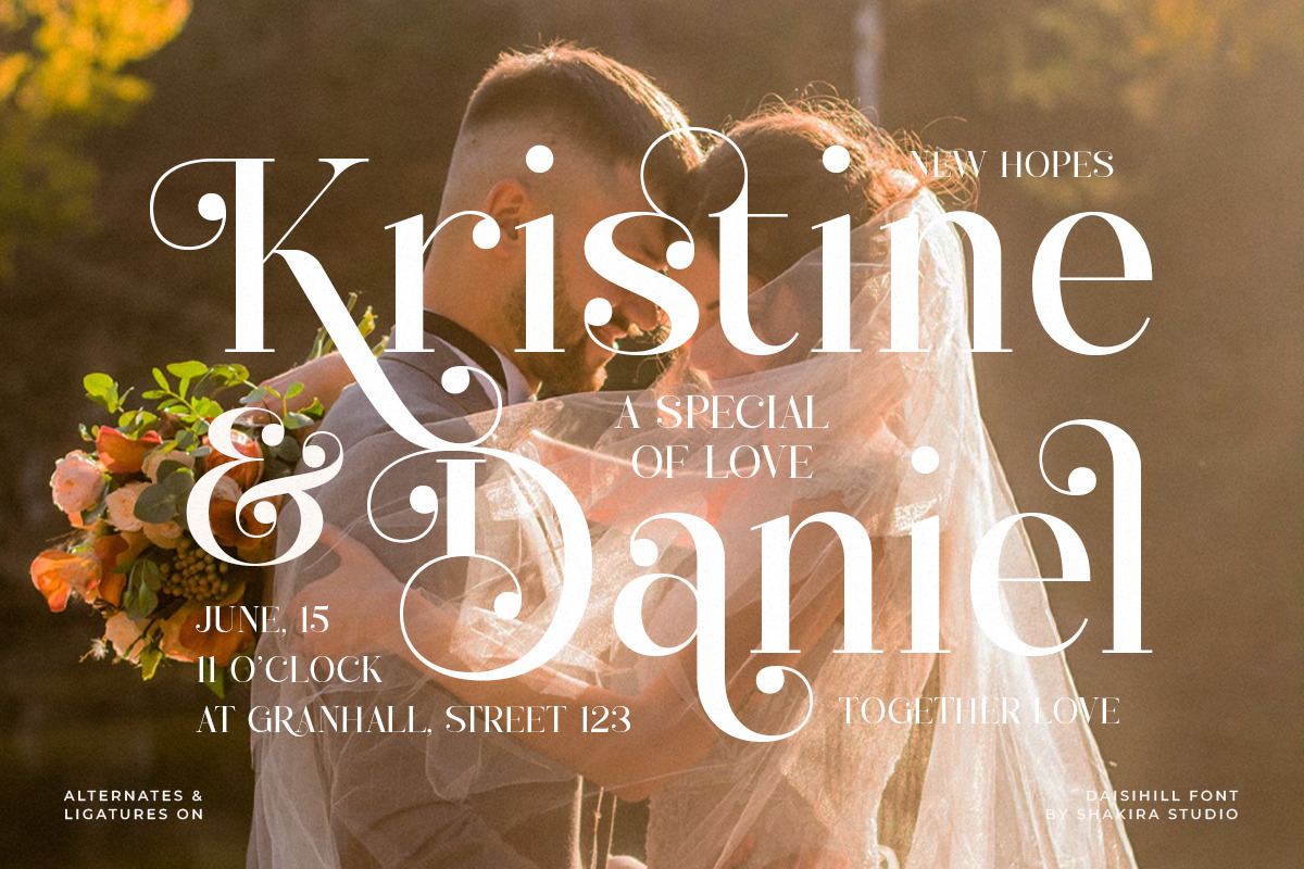 Daisihill - Elegant Luxury Serif, a Serif Font by Shakira Studio (Photo 9 of 10)