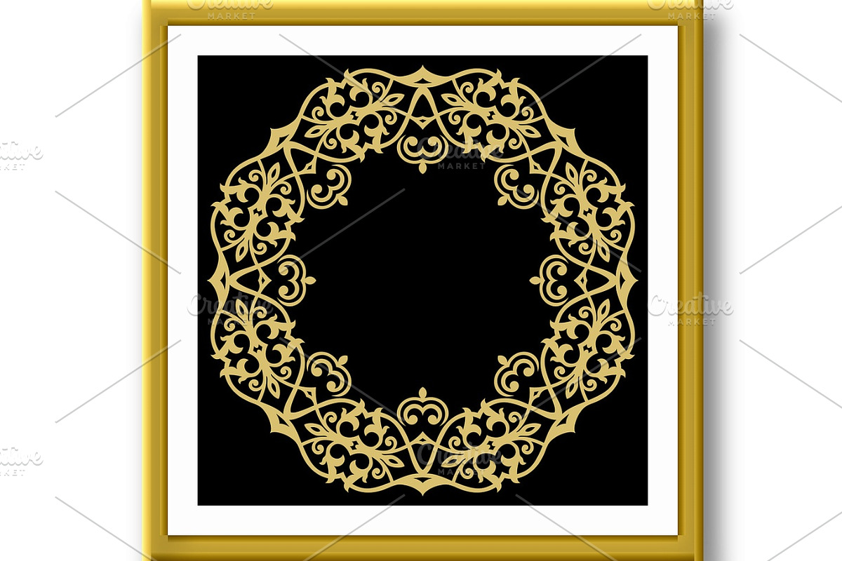 Classic Vector Fine Pattern With, an Illustration by FineArtStudio (Photo 3 of 3)