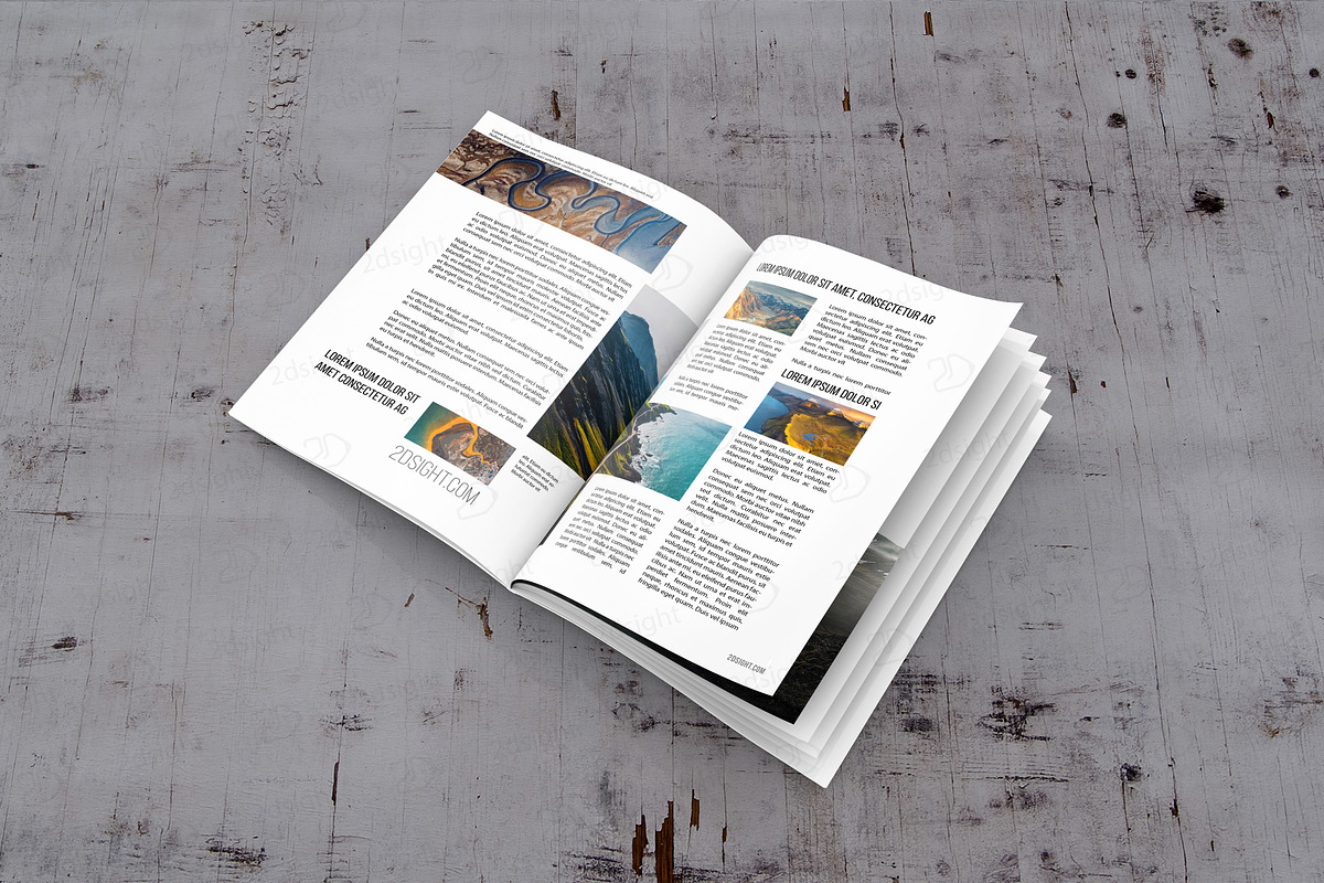 Magazine Mockup Set, a Books & Magazine Mockup by 2dsight (Photo 9 of 10)
