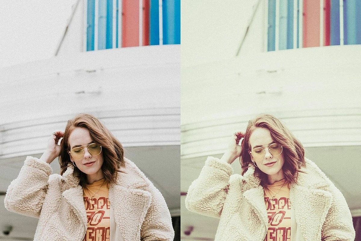 10 Retro Girls Lightroom Presets, a Preset Add-On by LucaTheme (Photo 2 of 9)