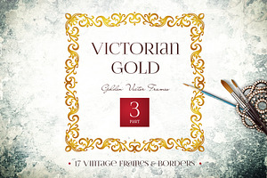 Victorian Gold Vol.3 Vector Set