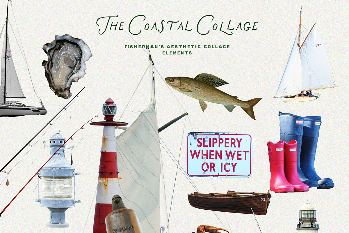 Coastal Autumn Heritage Mixed Media, an Object Graphic by Laras Wonderland (Photo 5 of 12)