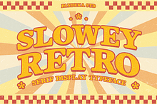 Slowey Retro - Playful Serif Display