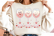 Kawaii Hearts in Wine Glasses PNG, an Illustration by Daily.Designs (Thumbnail 5 of 5)