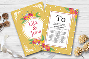 Two Sided Elegant Save the Date Card, an Invitation Template by Business Flyers (Thumbnail 1 of 2)