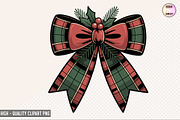 Coquette Christmas Bow Clipart PNG, a Graphic by crative8112 (Thumbnail 5 of 9)