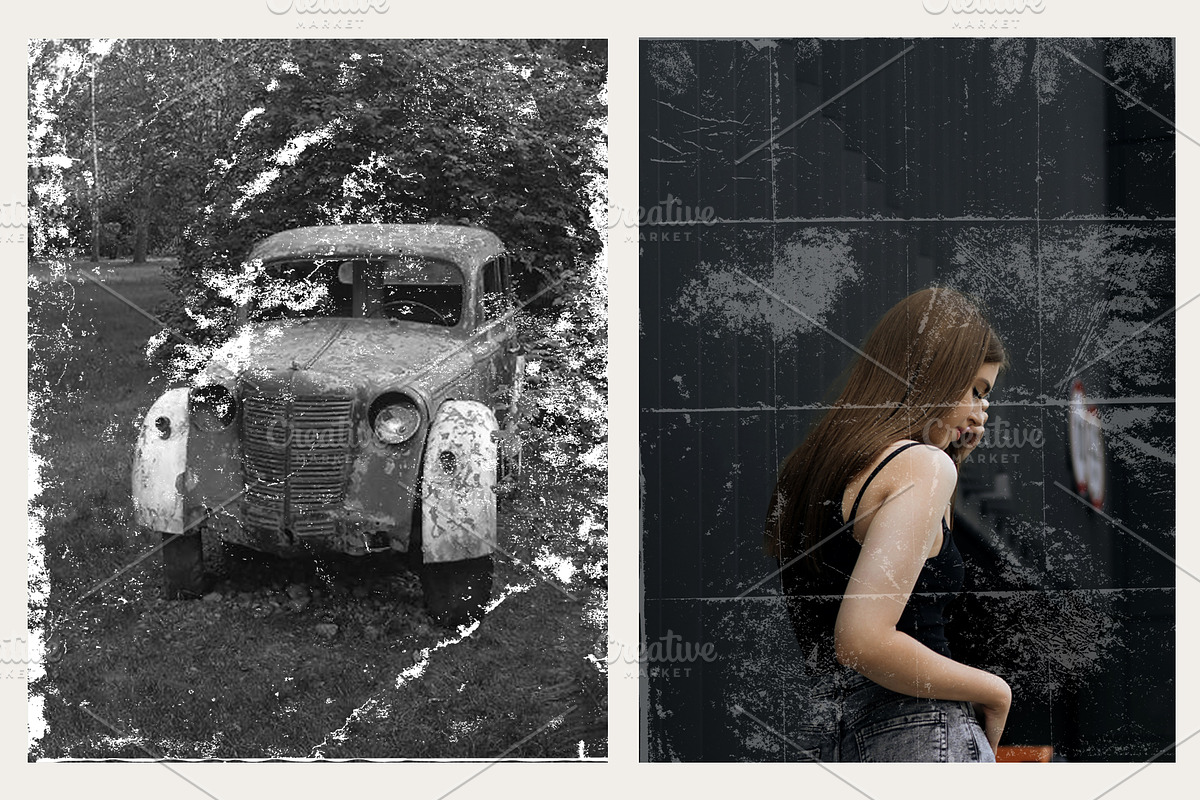 Distressed Texture Overlays., a Texture Graphic by TaPilipa (Photo 3 of 8)