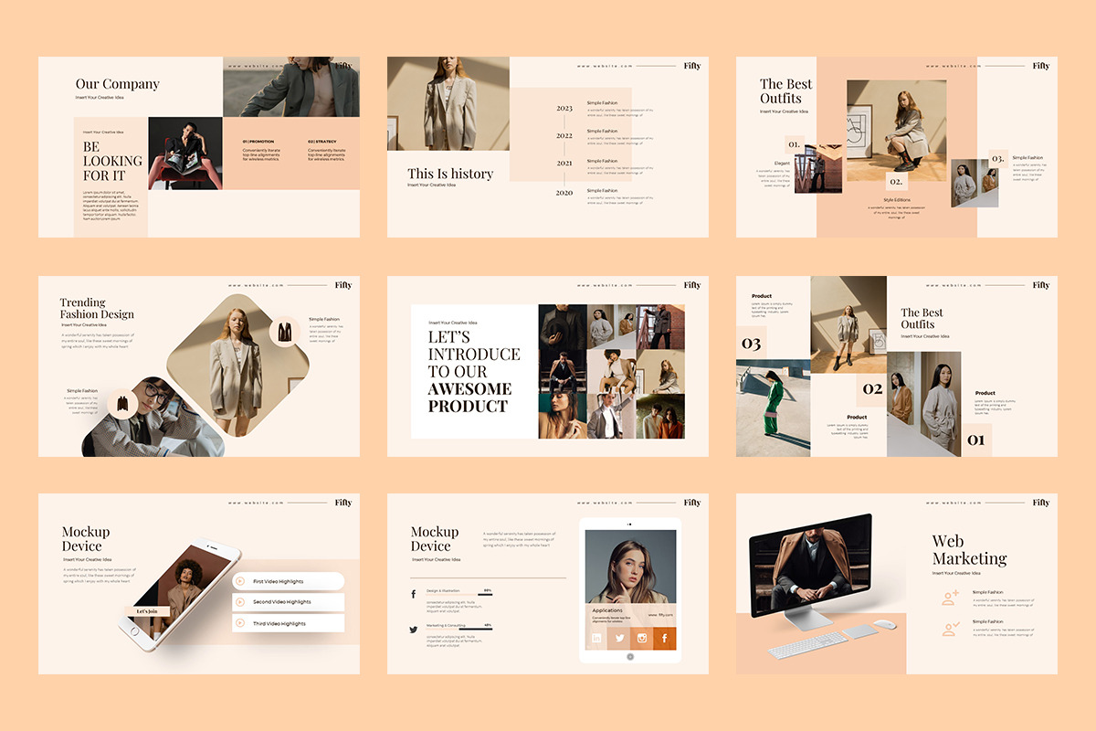 Fifty Keynote Templates, a Presentation Template by Stock Shape (Photo 3 of 4)