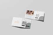 SQUARE BIFOLD MOCKUP, a Print Template by Akaimockup (Thumbnail 8 of 8)