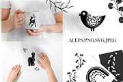Scandinavian Christmas illustration, an Animal Illustration by Usis (Thumbnail 8 of 16)