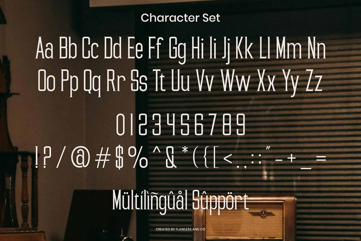 Ravente - Retro Serif Font, a Serif Font by Flawless And Co (Photo 10 of 10)