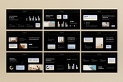 Black Cream Modern Annual Report PPT, a Presentation Template by graphicook (Thumbnail 3 of 4)