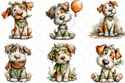 Whimsical Dog Clipart Bundle, an Illustration by Black Bird Studio (Thumbnail 4 of 6)