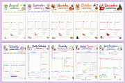 365-Day Goal & Schedule Planner 2027, a Stationery Template by Designmela01 (Thumbnail 3 of 6)