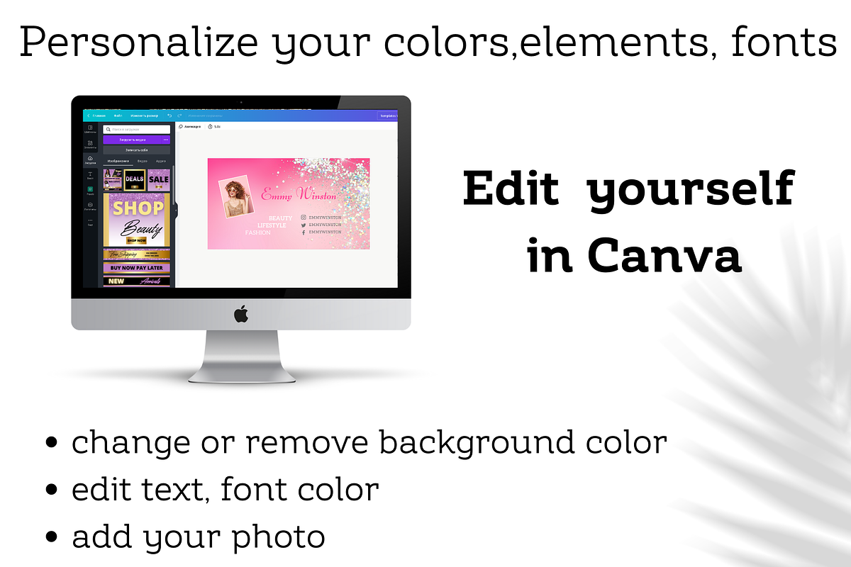 Youtube branding kit for Canva, a Social Media Template by Amiraliya (Photo 6 of 6)