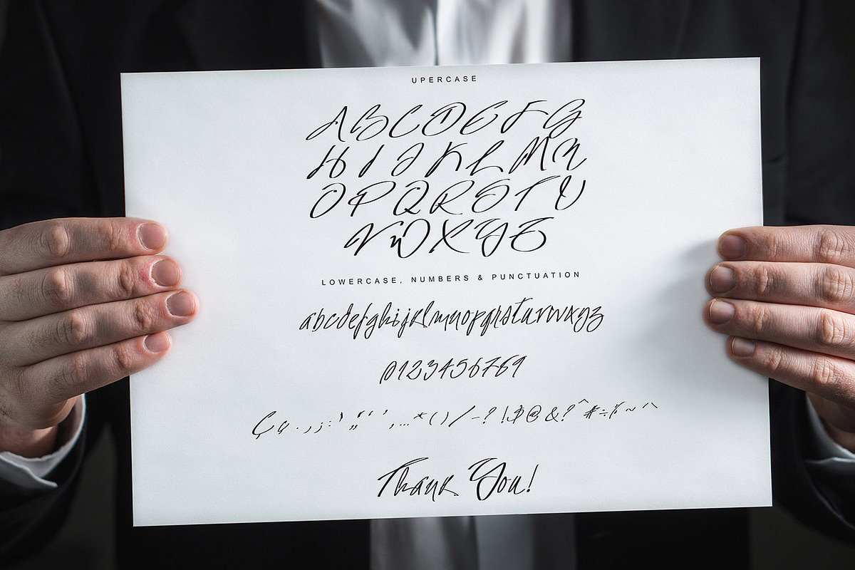 Glamorous Script, a Script Font by Marcelo Inez (Photo 12 of 12)