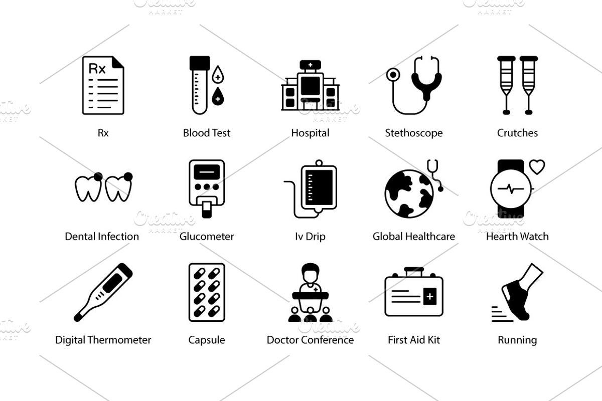 Medical and Heath icons, an Icon by Vector Squad (Photo 5 of 7)