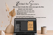 Photoshop Grad Card & Digital Invite, a Card Template by InstaNoirDesigns (Thumbnail 6 of 8)