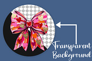 Valentines Day Coquette Bow PNG, an Illustration by Canvas Craft (Thumbnail 2 of 6)