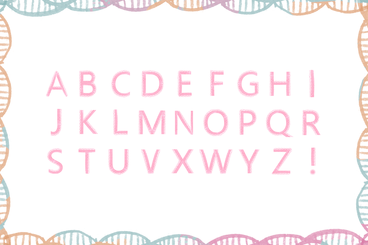 Procreate Alphabet stamp, a Brush Add-On by Graphics Resources (Photo 2 of 3)