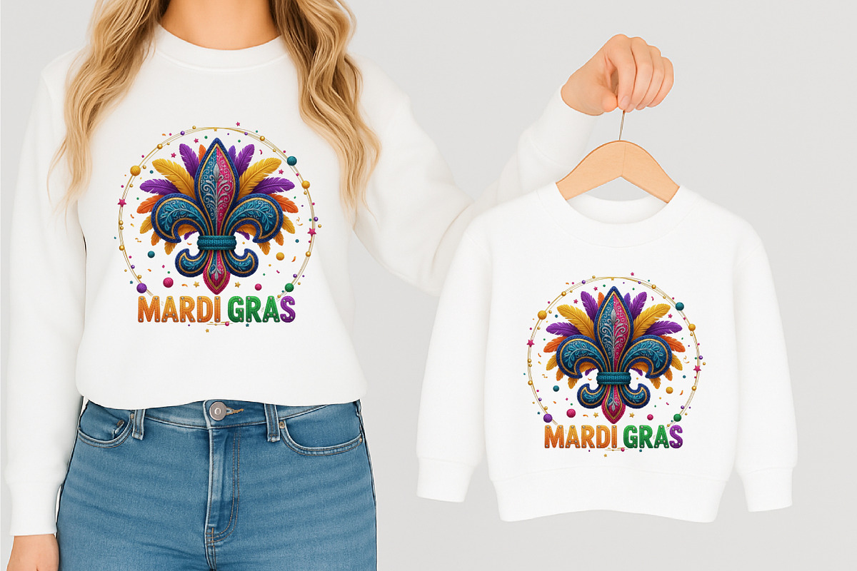 Fleur De Lis Yarn Png Mardi Gras, an Illustration by designcity5 (Photo 4 of 9)