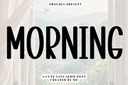 Morning, a Script Font by InermediaSTUDIO (Thumbnail 1 of 8)