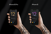 Tattoo Hand Mockups iPhone 12 Pro, an iPhone Mockup by Pierre Borodin (Thumbnail 2 of 7)