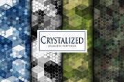 Crystalized hexagonal camouflage, a Pattern Graphic by ArchonDigitalShop (Thumbnail 2 of 6)