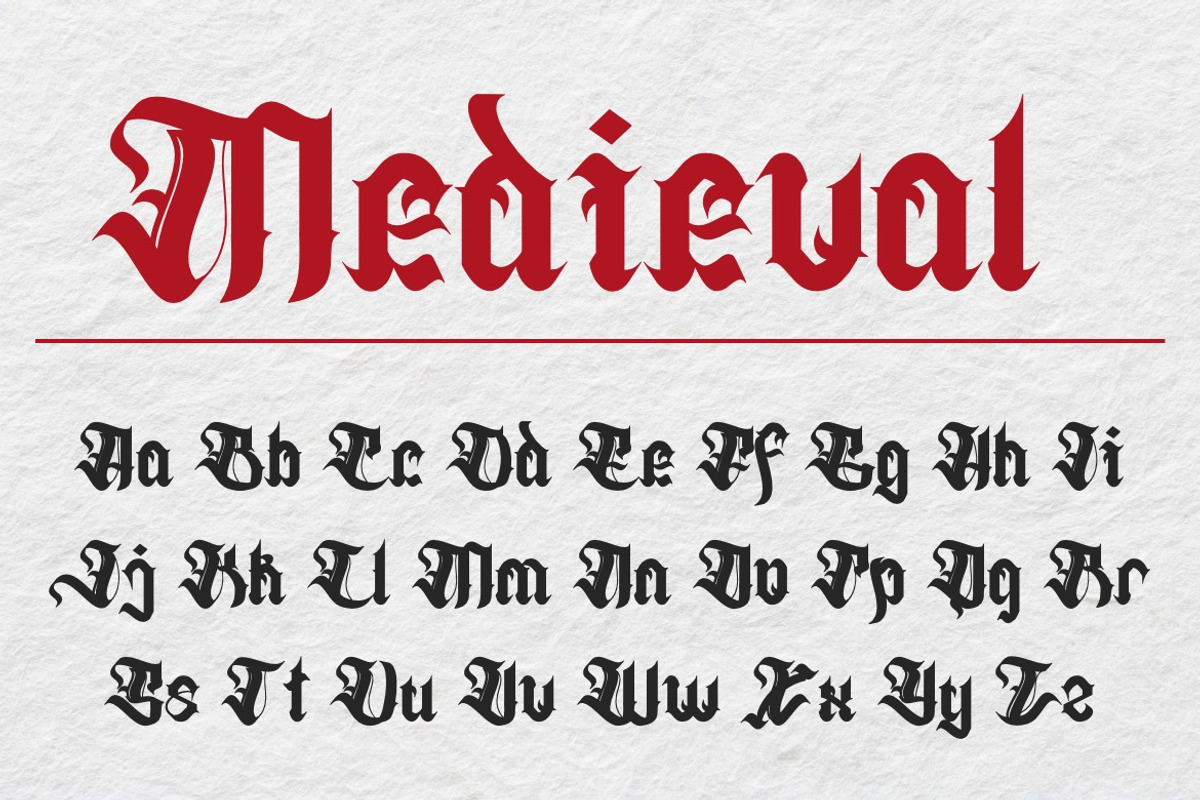 Lactoms - Modern Blackletter Font, a Blackletter Font by Dhabee (Photo 7 of 15)