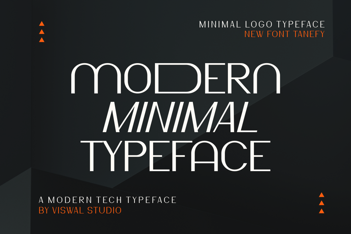 Tanefy - Modern Font, a Sans Serif Font by Viswal Studio (Photo 3 of 8)