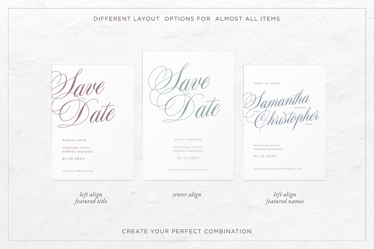 Old England Wedding Suite Collection, an Invitation Template by volume 1 visual design (Photo 18 of 33)