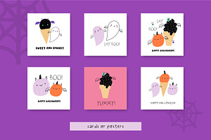 Sweet & Spooky. Halloween Ice Cream