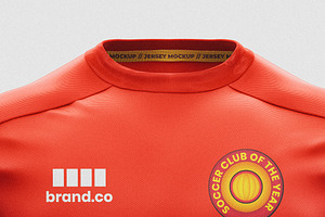 Soccer Football Jersey Shirt Mockup