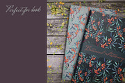 Sea buckthorn Pattern, a Pattern Graphic by watercolor kamill (Thumbnail 4 of 7)