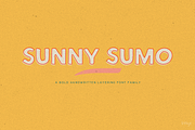 Sunny Sumo — A Layering Sans Serif, a Sans Serif Font by Mix Fonts (Thumbnail 1 of 7)