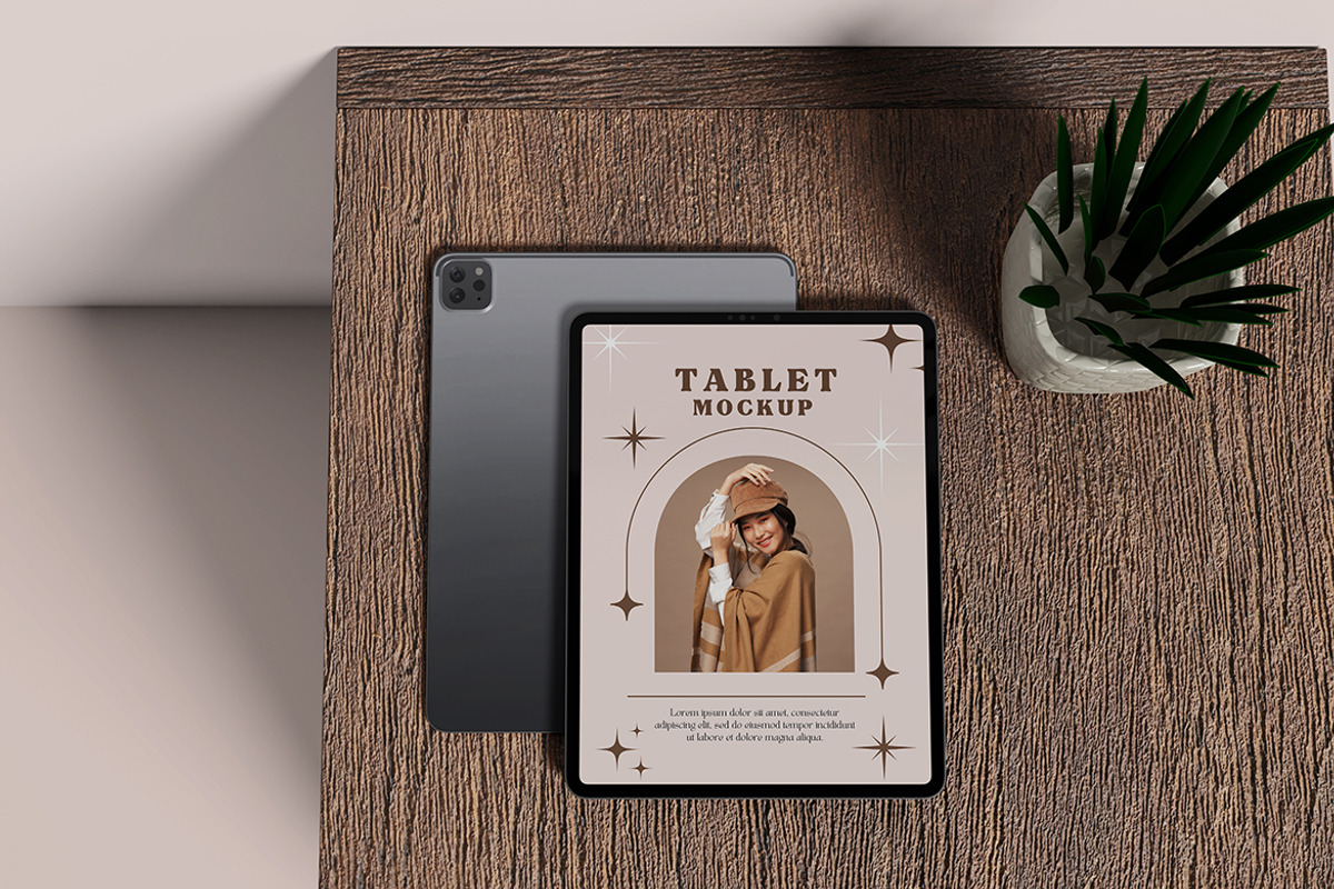 iPad Pro Mockup, an iPad Mockup by MrLetters (Photo 4 of 5)